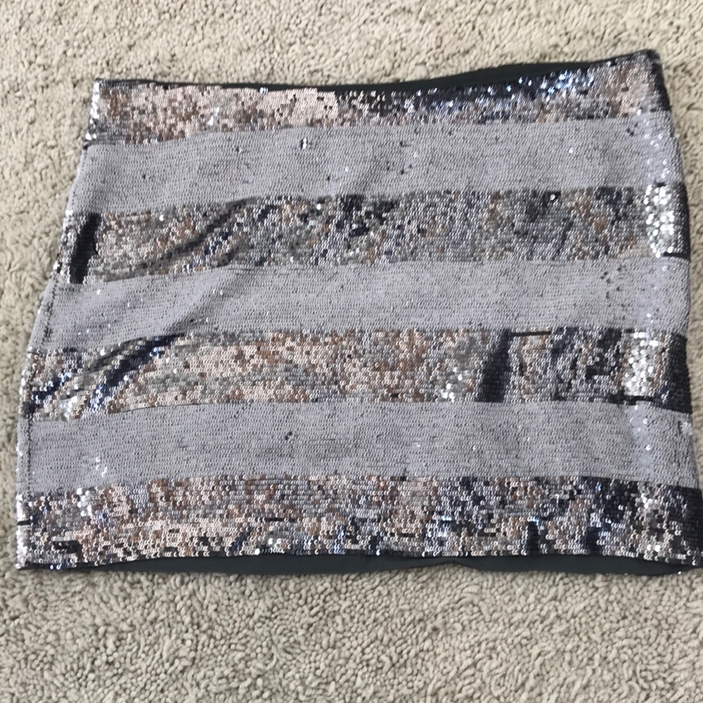 Haute Hippie Sequin Mini Skirt (M)